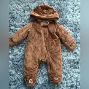 Carter's Brown Fleece Kids Footie